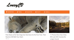 Desktop Screenshot of lousycv.com